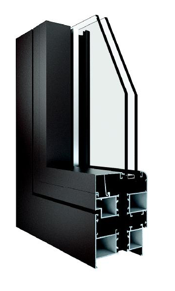 WY-A75GR Thermal Break Outward Open Casement Window