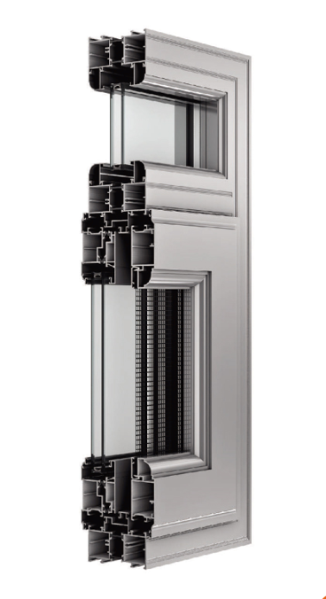 WY-D85GFD Thermal Break Casement Window With Gauze