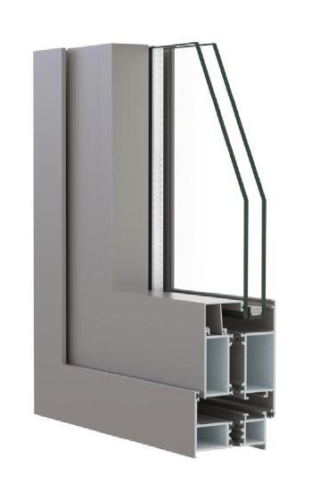 WY-B70GRM Thermal Break Outward Open Casement Door